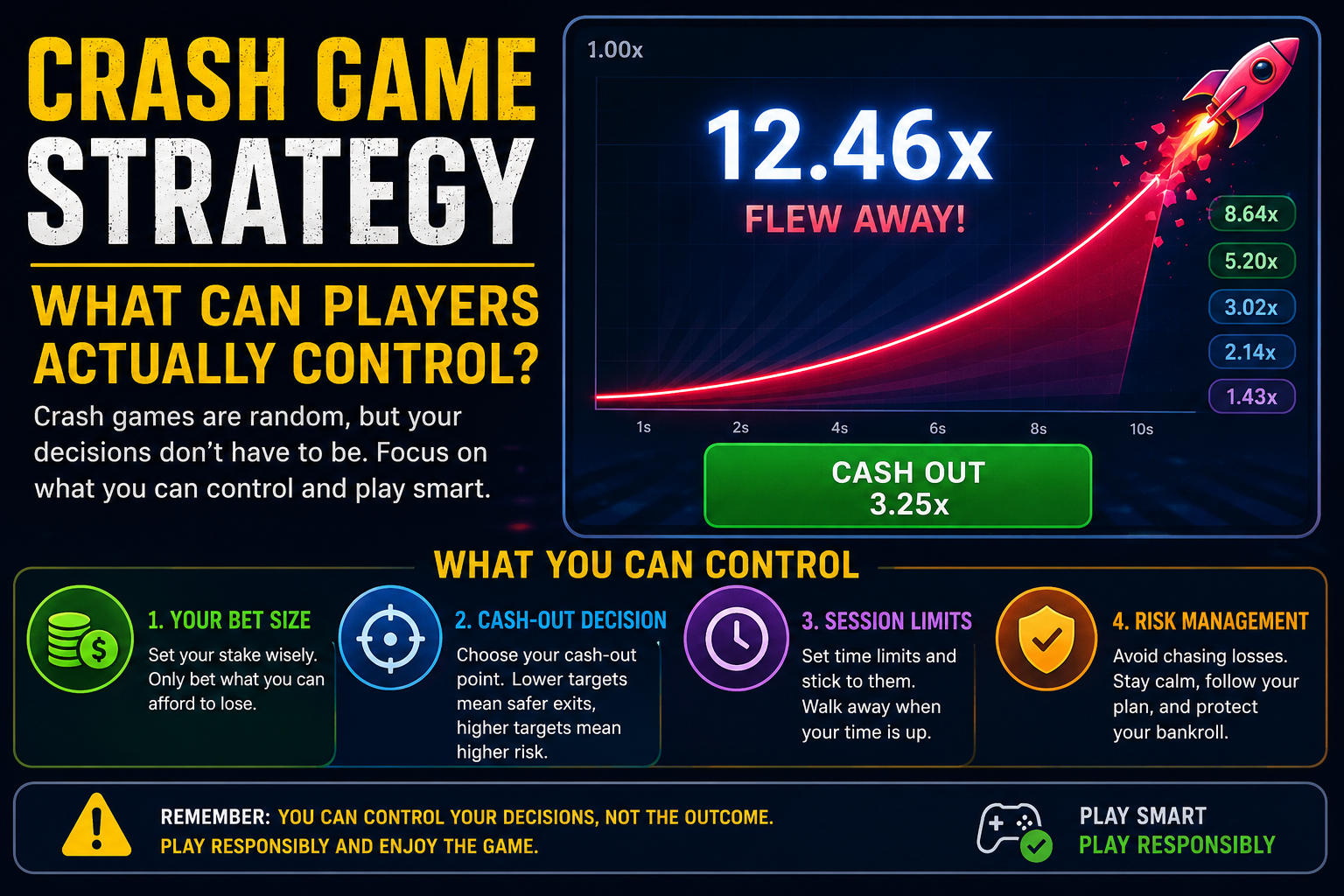 Crash Game Strategy: What Can Players Actually Control?